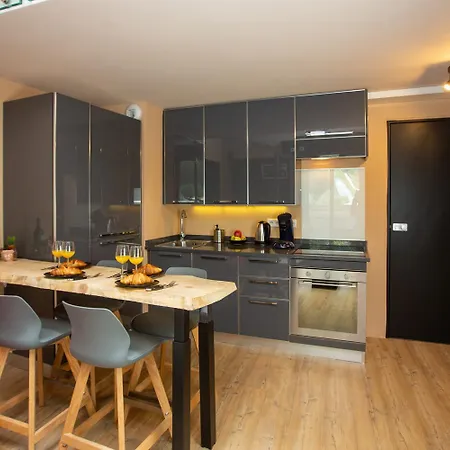 Appartement Les Barrats - Duplex - - Vue Mont-blanc